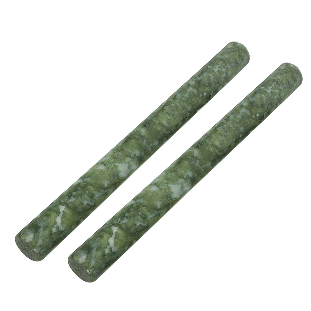 Kitchen Roller Baking - 2Pcs Natural Marble Rolling Pin Non-Stick