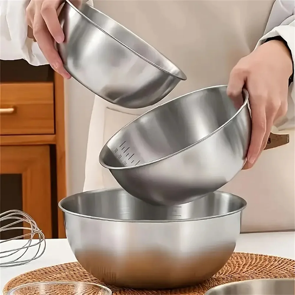 2026 Stainless Steel Mixing Bo - Baking Kitchen Set ulasan dan harga