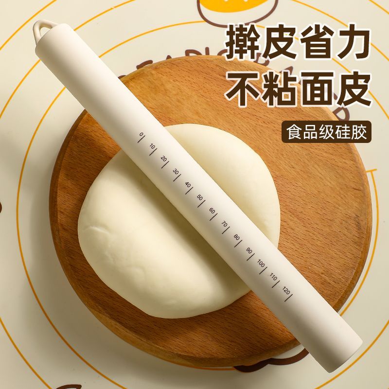 Food Grade Silicone Rolling Pi - Kitchen Roller Baking ulasan dan harga